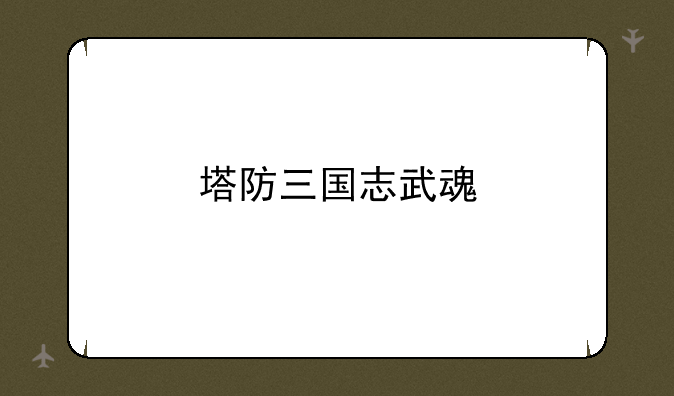 塔防三国志武魂