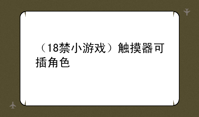 （18禁小游戏）触摸器可插角色