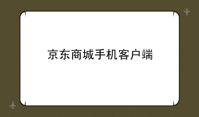 京东商城手机客户端