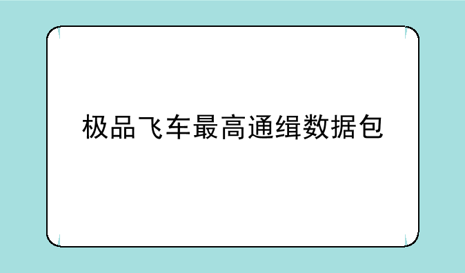 极品飞车最高通缉数据包