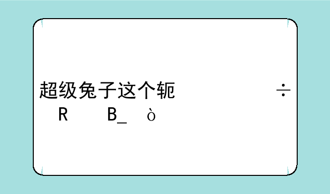 超级兔子这个软件好用吗？