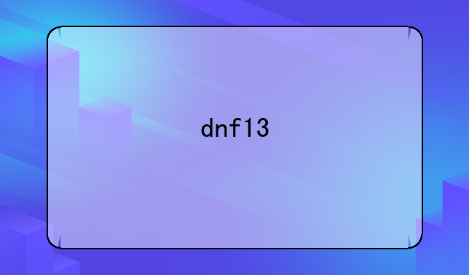 dnf13