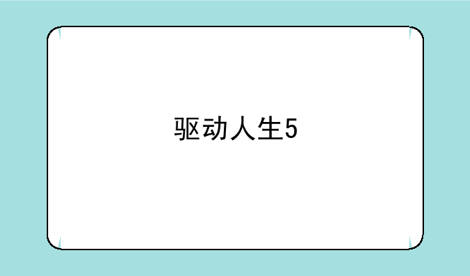 驱动人生5