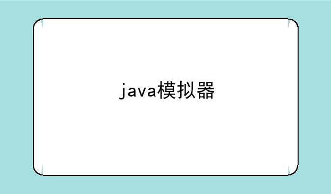 java模拟器