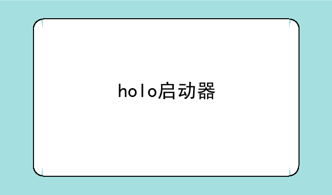 holo启动器